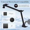 Rain Shower Head Extension Arm, 16 Inch Joint Metal Shower