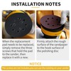 Replacement Sander Pads for Dewalt, 3 Pack 5" 8 Hole