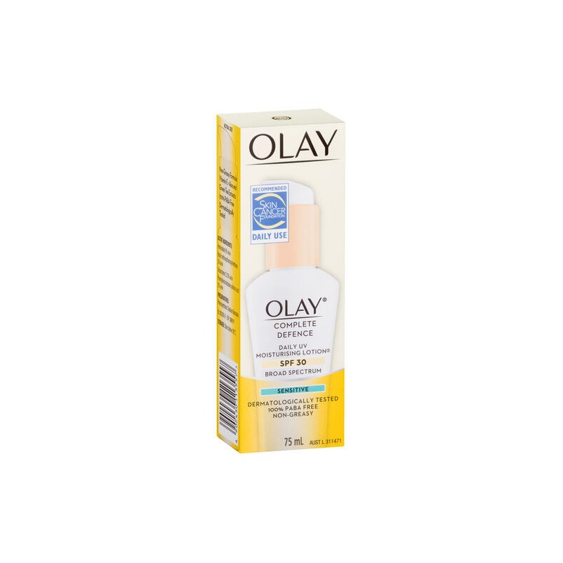 Olay Complete Defence Daily UV Moisturising Lotion Spf 30 Sensitive