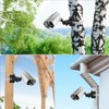 QWORK® Universal Mast-Mount Bracket for Security Cameras with 4 Loops