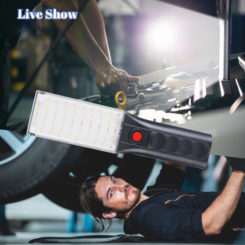 KEPEAK Magnetic Underhood LED Work Light Trouble Light for Garage,