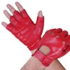 Royal Coalition Men's Leather Gloves Racing Fingerless Motorcycle Lambskin Gloves