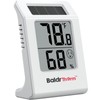 BaldrTherm 2.2'' Digital Thermometer and Hygrometer Meter, Solar-Powered Indoor Temperature