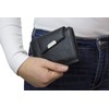 Women's Wallet in Portrait Format LEAS in Real Leather Black