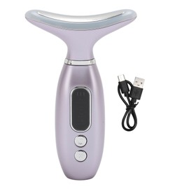 Skin Rejuvenation Beauty Massager Multifunctional Facial Massage Device for Face Neck Purple