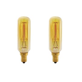 Feit Electric 40-Watt T8 Dimmable Incandescent Amber Vintage Edison Light Bulb