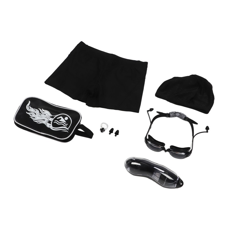 7 Piece Set Swimming Goggles Set Anti Fog UV Protection