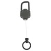 Magnetic Retractable Keychain Stainless Steel Wire Easy Pull Buckle Carabiner