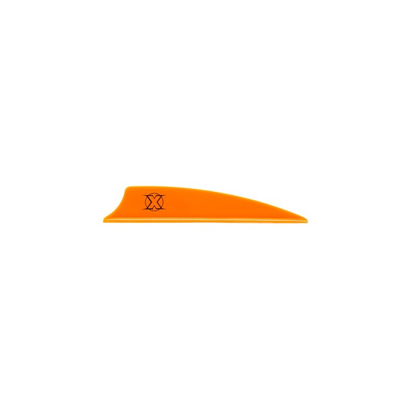 Bohning 2.25-Inch Shield Cut X-Vanes (36-Pack), Neon Orange
