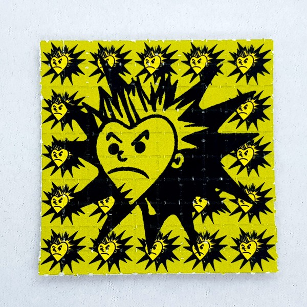 Heart Stopper Blotter Art Psychedelic Art Gift Acid Art 100