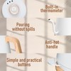 Nueve&Five Gooseneck Electric Kettle with Thermometer,Electric Tea Kettle 1L with