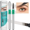 Eyebrow Pencil, Microblading Eyebrow Pen with 4 Fork Tip, Waterproof