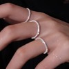 Gold Rings for Women Stackable Rings Set Gold Plated Rings