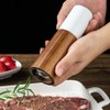 GCFTIFF Wooden Salt and Pepper Grinder Set,Crafted of Solid Acacia