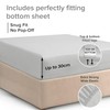 King Bed Fitted Cotton Bedsheets - 100% Cotton Single Fitted