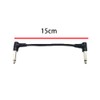 Guitar Pedal Cable Set, 6-Pack, Right Angle Connectors, Noise-Free Effect