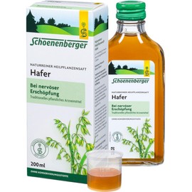 Schoenenberger Natural Medicinal Plant Juice Oat, 200 ml Solution