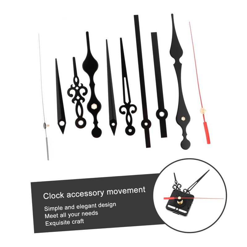COHEALI 2 Sets DIY Clock Movement Replacement Mechanism Mute Movement