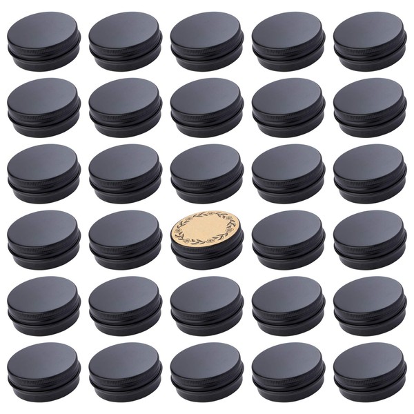 1 oz / 30ml Screw Top Aluminum Tin Jar with