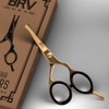 BRV MEN 4.25" Small Finish Rounded Tip Scissors for Men