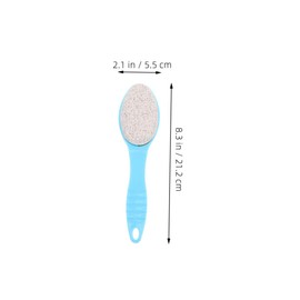 Ipetboom 2-sided Foot Scraper Set Pumice Stone Brush for Dead Skin Removal Foot Care Double-use Removal Brush