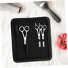 Baluue Scissor Bag for Barber Canvas Pu 21.5cm x 8cm