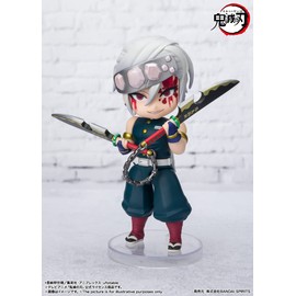 Figuarts Mini Demon Slayer Tengen Uzui Sound Breathing, Approx. 3.9 inches (100 mm), Painted Action Figure
