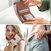 yiijay Small Wallet for Women RFID Blocking Tassle Bifold Slim