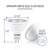 SANSUN 5W MR16 LED Landscape Light Bulbs, Low Voltage 12V