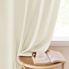 StangH Ivory White Pinch Pleated Velvet Curtains 84 inches Long,