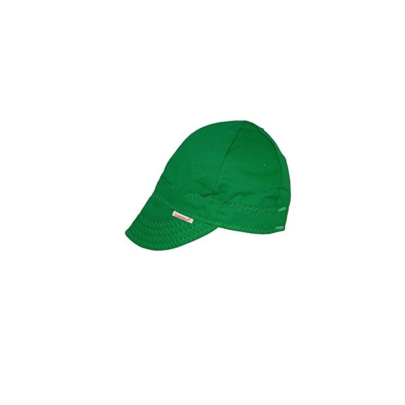 Comeaux Caps Reversible Welding Cap Solid Green Size 7 5/8