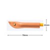 Shinko Seiki HE-201CA Pencil Cap, Genuine Leather, L, Camel