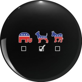 Copy of Chiweenie Dog Republican Democrat Funny Chihuahua Long Sleeve For Chiweenie Dog Lover Lapel Bin Brooch Badge Pin 0.75"