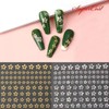 Nail Art Metallic Cherry Blossom Nail Stickers (2 Types) / 네일아트 메탈 체리플라워 벚꽃 네일스티커 2종