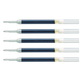 PENTEL Pack of 5 LR7 Refills for Energel Rollerball Liquid Tip 0.7 mm Line 0.35 mm Green