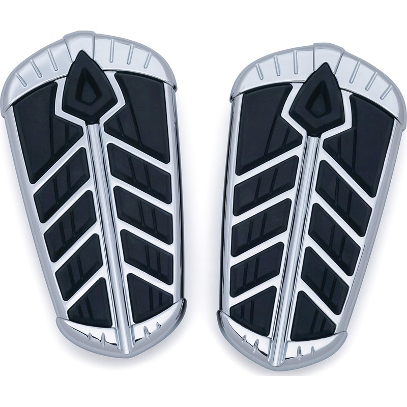Kuryakyn 5656 Spear Passenger Floorboard Inserts for 2015-19 Indian Motorcycles,
