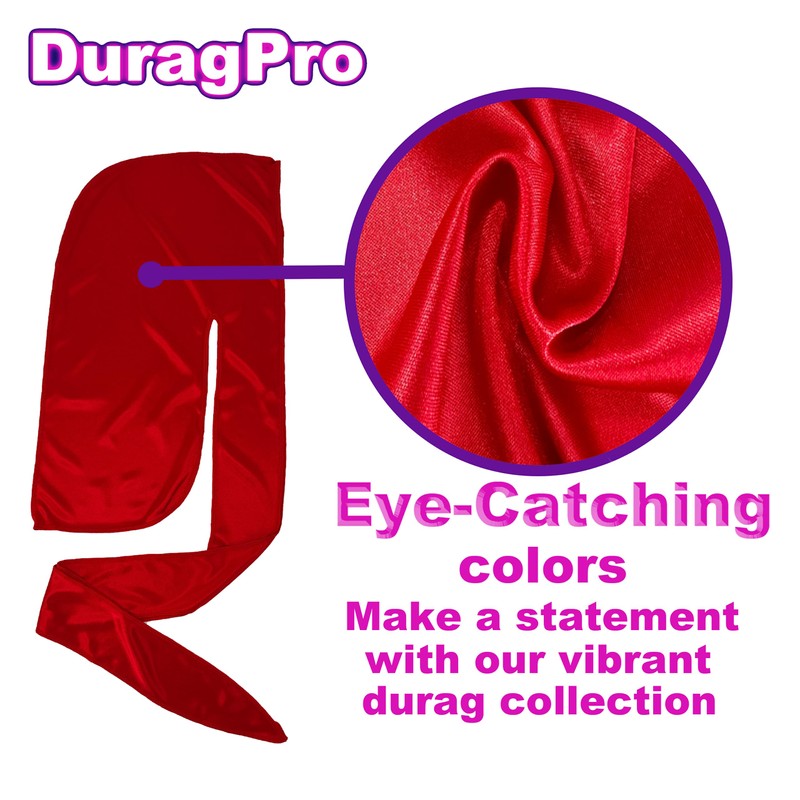 DuragPro Silk Durag for Men and Women, Silky Satin Do