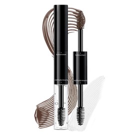 Erinde Gel de Cejas Doble Cabezal, Tinte de Cejas con Gel Fijador Transparente 2 en 1, Duradero Resistente al Agua, No Mancha ni Se Desprende,...     