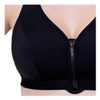 Gemm Ladies Black or White Zip Front Fastening Sports Bra