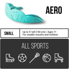 Sisu Aero Junior Mouthguard, Awesome Aqua