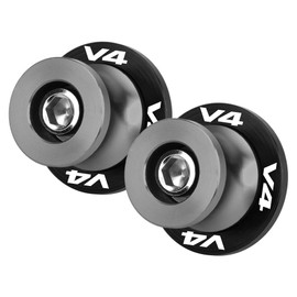 MotHeart M8 Swing Arm Bobbins for Multistrada V4 2021-2025 Multistrada V4S 2021-2025 Multistrada V4 Rally 2022-2024 Stand Mounts Multistrada v4 v4s Accessories (Grey)