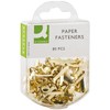 Q-Connect KF02028Q Paper Fastener 17mm, 10 Boxes of 80 pins (Pack of 10)