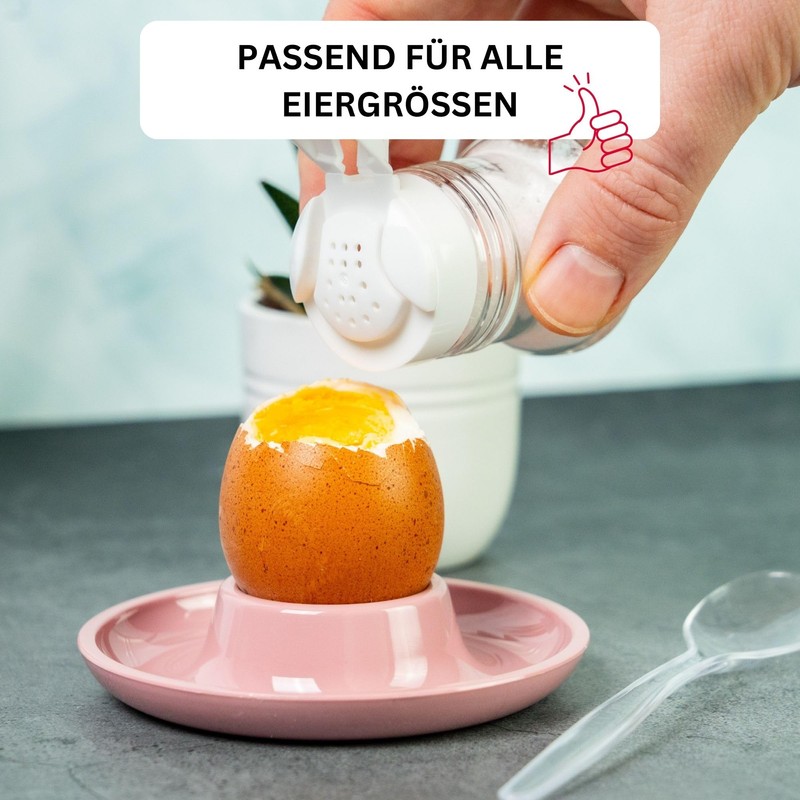 Westmark 206222EP 6 PUNTO EGG CUPS ROUND SAN PINK 6