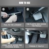 ROADGIVE Steering Wheel Lock Anti-Theft Device, Retractable Universal Brake Lock