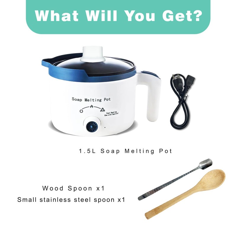 LFISGNN Soap Melter for Soap Making, DIY Soap Melting Pot