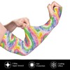 Kicoyuaz Tie Dye Sun Protection Arm Sleeves Cooling Compression Sleeves