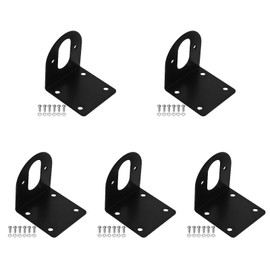 JECOMPRIS 5 x Motor Mount, Motor Stand, Mounting Bracket for Geared Motor, Motor Mounting Base, Mounting Bracket for Geared Motor, Iron