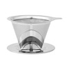 Strix Design Coffee Dripper, Stainless Steel 1-2 Cup Paper Filter,
