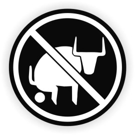 Unbranded/Generic 3pcs Funny No Bullshit Hard Hat Stickers Helmet Decals Bull Sarcastic Joke Black