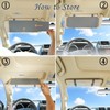 Car Visor Sunshade, WANPOOL Car Visor Anti-Glare Sunshade Extender for